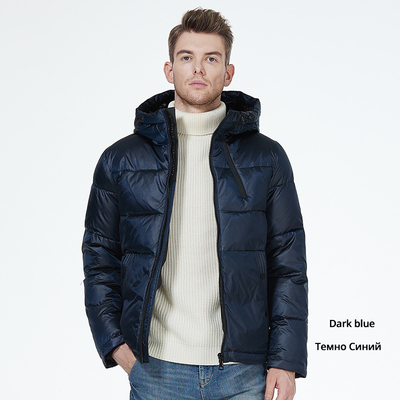 XL 2XL 3XL Windproof Puffer Jacket Short Men Oil Resistant Mens Puffer Coat