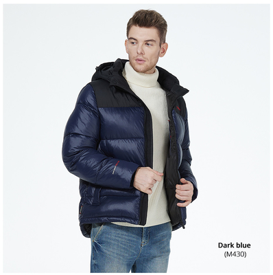 Waterproof Short Padded Jacket Long Sleeve Short Black Puffer