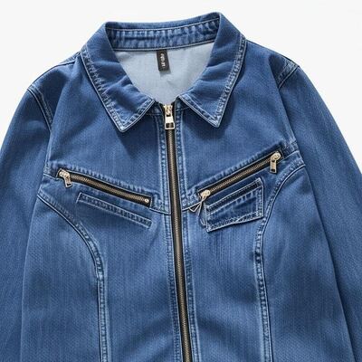 Men's Down Coat Winter Jacket with Windproof Design Zipper Pocket and Polyester Lining