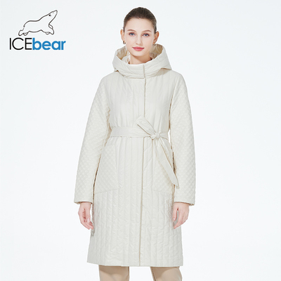 98cm-104cm Womens Long Puffer Coat White Polyester Long Down Coat