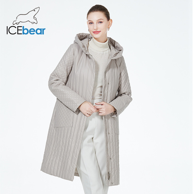 98cm-104cm Womens Long Puffer Coat White Polyester Long Down Coat