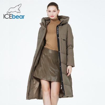 Polyester Long Padded Coat Womens Black Womens Padded Coat Undetachable