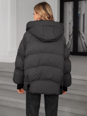 Oversize Lightweight Puffer Jacket Women Down Filling Down Parka Women