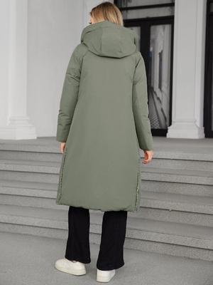 104cm 106cm 108cm 110cm Waterproof Down Coat Women'S Water Resistant Puffer Jacket