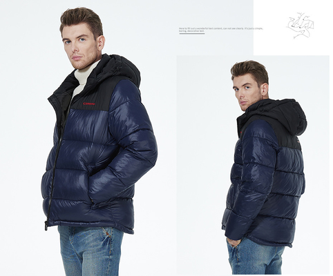Waterproof Short Padded Jacket Long Sleeve Short Black Puffer