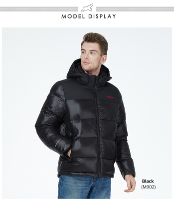 Size 54 Short Puffer Jacket Hooded Short Puffer Coat Outdoor