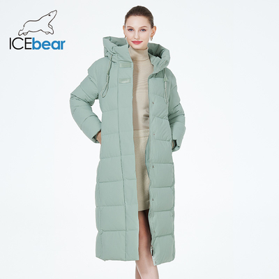111cm 115cm 117cm 118cm Long Padded Coat Womens Hooded Down Jacket
