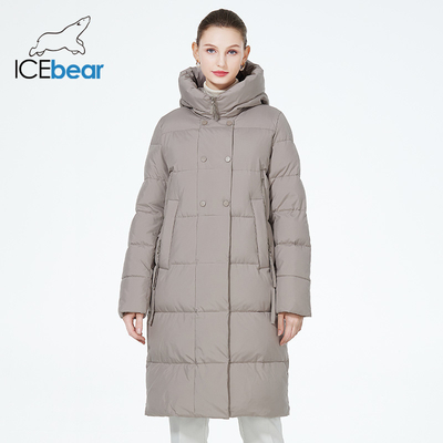 102cm-106cm Double Breasted Winter Coat Cotton Double Breasted Down Coat