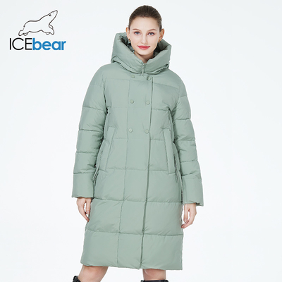 102cm-106cm Double Breasted Winter Coat Cotton Double Breasted Down Coat