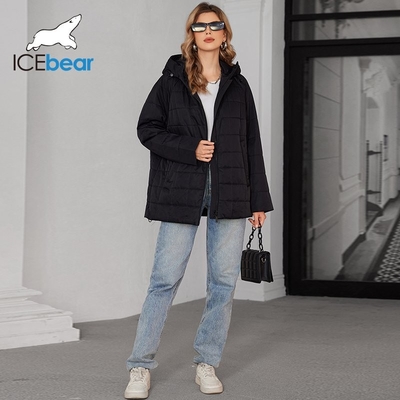 Black Ladies Light Puffer Jacket 74cm 76cm Length Lightweight Packable Jacket