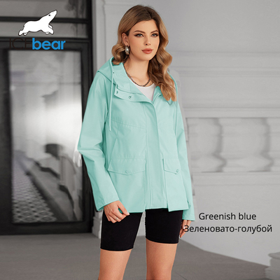 Transitional Season Spring Autumn Jacket Women'S Pink Green White