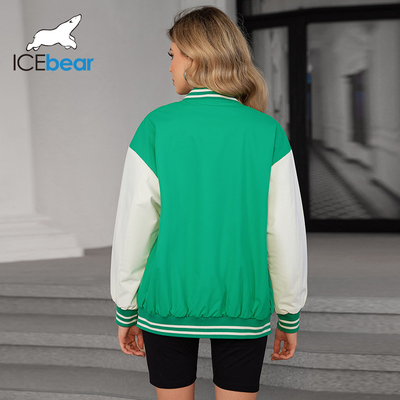 Green Baseball Jacket Unisex Oversized Baseball Jacket Moderate Style