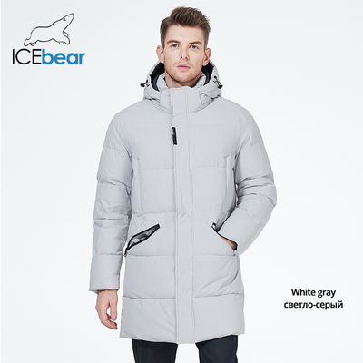 Windproof Business Casual Winter Jacket Mens Down Filled Warm Casual Jacket