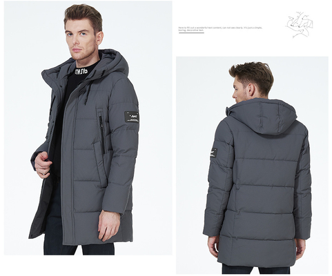 88.5cm 90cm 93cm 95cm Long Padded Coat Packable Down Jacket
