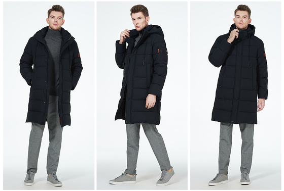Windproof Water Repellent Puffer Coat 100cm-105cm Long Waterproof Puffer Coat