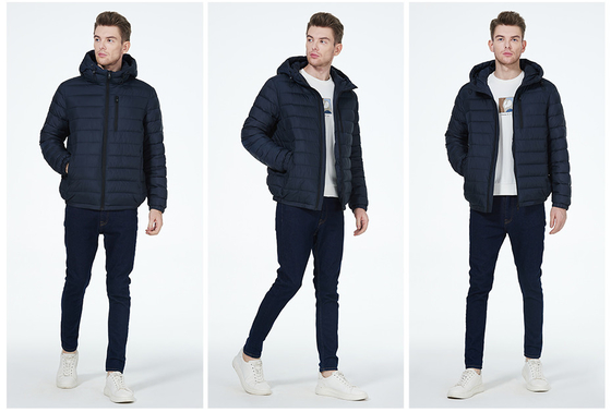 Male Lightweight Packable Down Jacket Spring Autumn Light Padded Jacket Mens