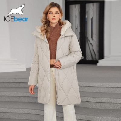89cm 91cm 92cm Mid Length Padded Coat Womens Bio Down Thickened