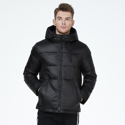 Polyester Short Padded Coat Outside Short Puffer Jacket Men