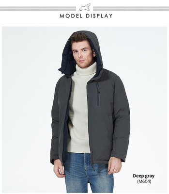 Dark Light Mens Casual Winter Jackets Two Faced Mens Casual Winter Coat