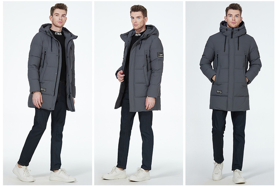 Dark Light Mens Casual Winter Jackets Two Faced Mens Casual Winter Coat
