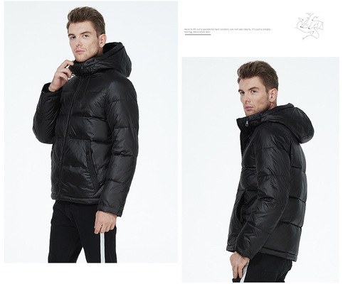 Eco Feather Mens Down Coat Oilproof Casual Winter Mens Jackets