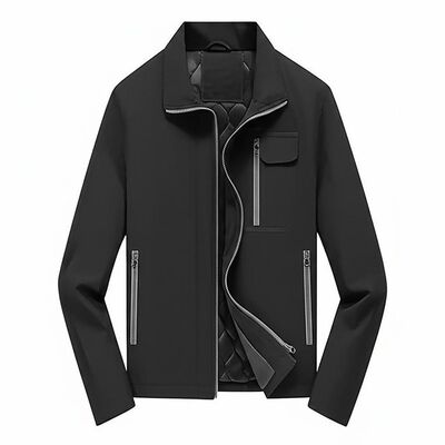 Zipper Pockets Coats And Jackets Clothing Offering Shoulder Range 48.6 to 53.5 Cm Functional Apparel for Corporate and Commercial